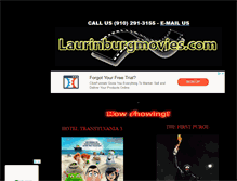 Tablet Screenshot of laurinburgmovies.com